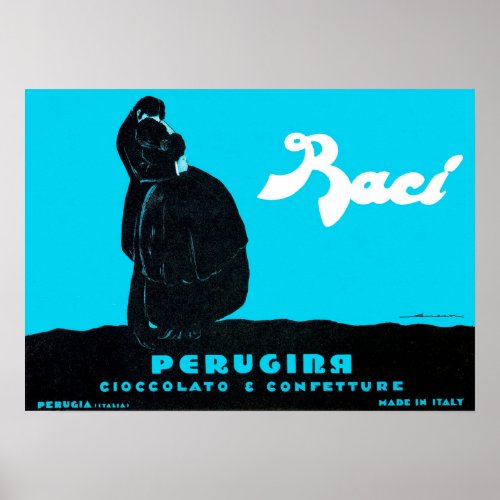 Federico Seneca Perudina Cioccolato  Confetture Poster