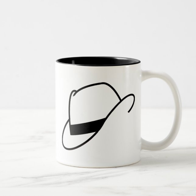 Fedora Hat Mug (Right)