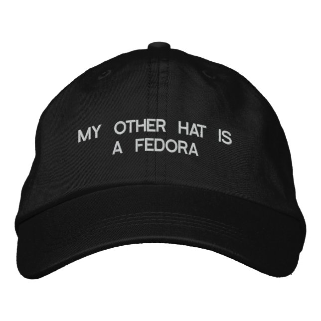 Fedora - Personalized Adjustable Hat (Front)