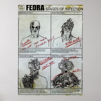 Fedra Stages of infection Poster