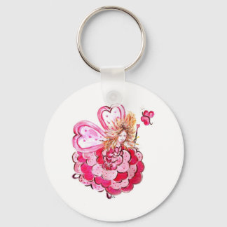 Fée du coeur papillon Colineandco Keychain