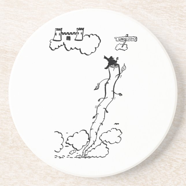 Fee, Fie, Fo, Fum! Drink Coaster (Front)