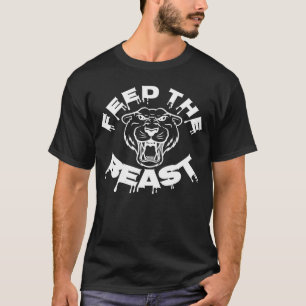 Feed Beast Lion Tiger Roaring Inspiration T-Shirt