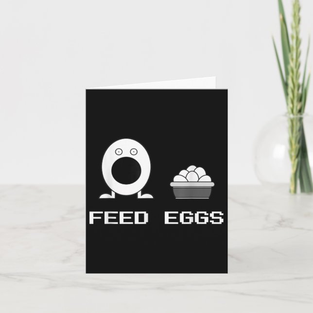 Feed Eggs I Think You Should Leave Comedy Funny Ga Card (Front)