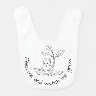 Feed me baby bib