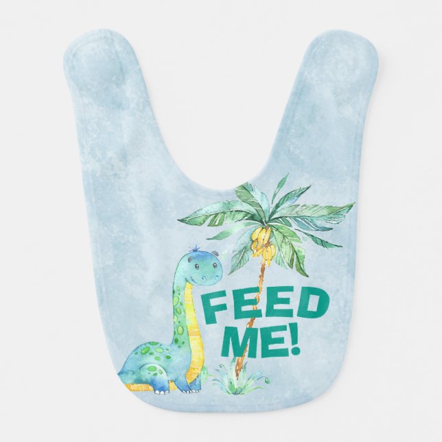 Feed Me! Baby Bib (Front)