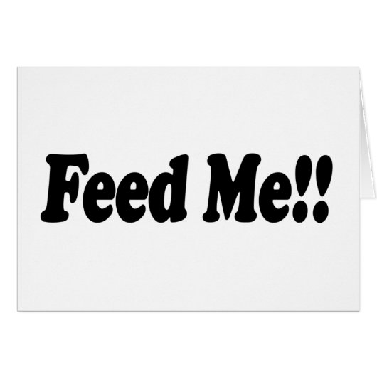Feed me! cards (Front Horizontal)