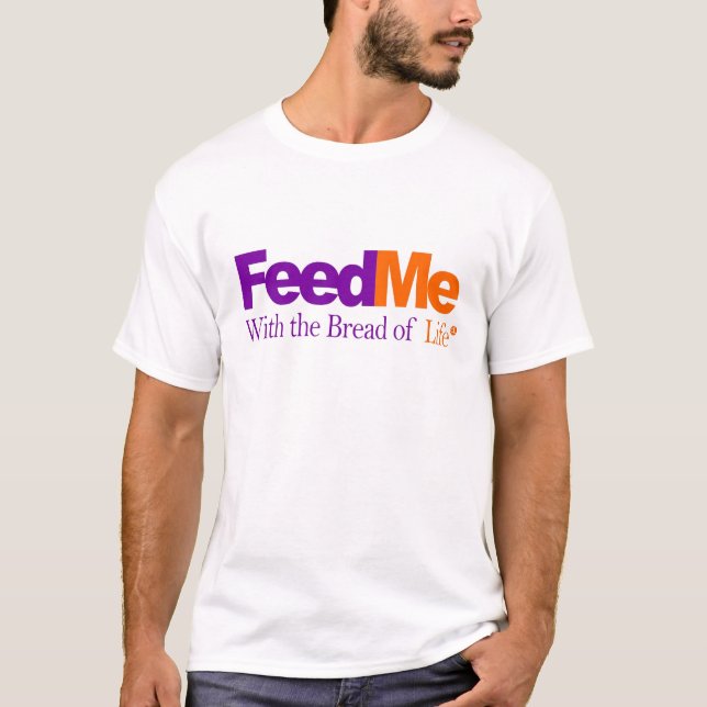 Feed Me: Delivery Parody T-Shirt (Front)