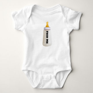 feed me millk t-shirt baby bodysuit