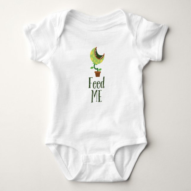 Feed Me • Monster outfit for Babies Baby Bodysuit (Front)
