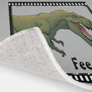 Feed Me! T-Rex Baby Dino Under the Highchair Rug