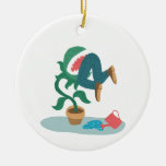 feed me venus flytrap ceramic ornament