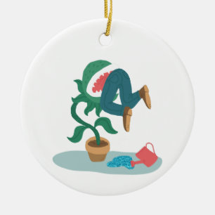 feed me venus flytrap ceramic ornament