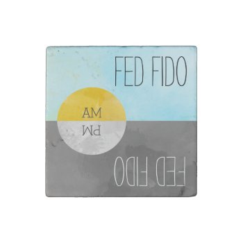 Feed Pets Rotating Kitchen Magnet Reminder by clever_bits at Zazzle