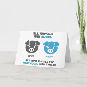 Feed Pig, Acorn Card