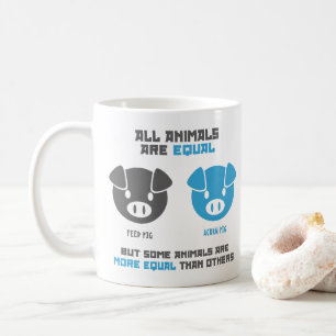 Feed Pig, Acorn Coffee Mug
