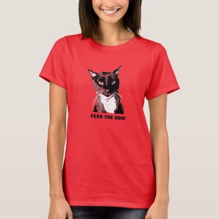 Feed The Boo Cat T-shirt