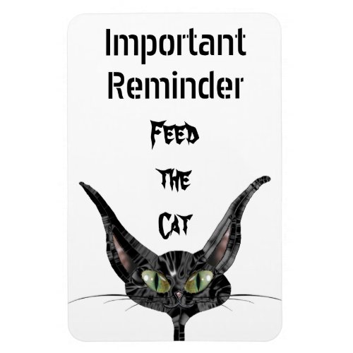 Feed the Cat Reminder Magnet
