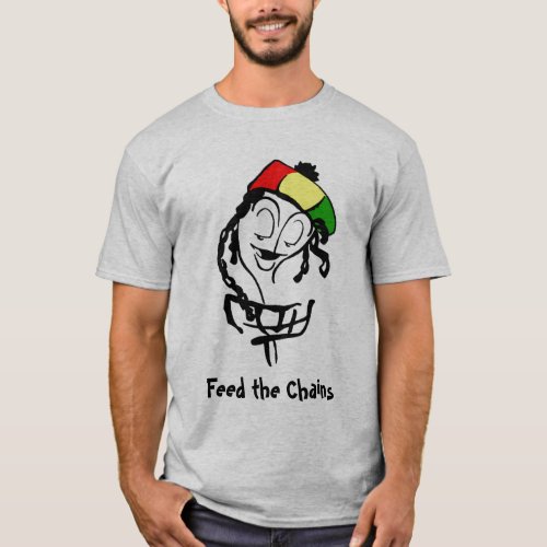 Feed the Chains Rasta Basket T_Shirt