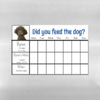 Feed the Dog Dry Erase Magnetic Sheet