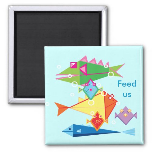 Feed the fish reminder magnet