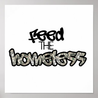 Feed the homeless Poster