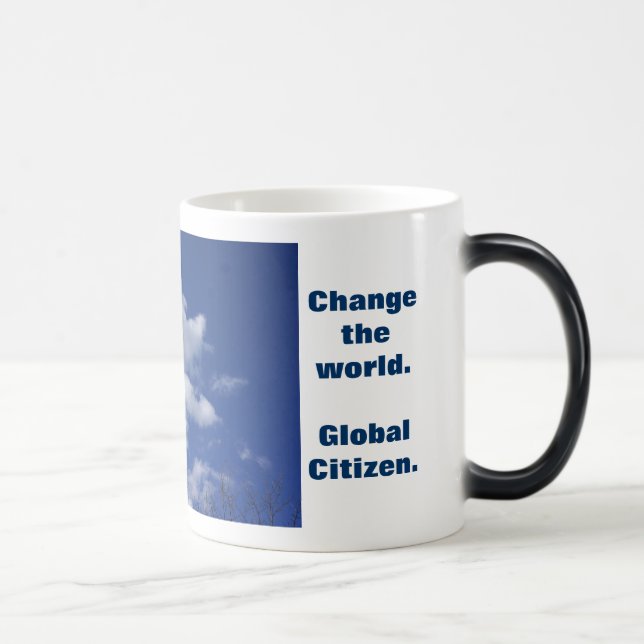 Feed the world Give them clean water mugs Global (Right)