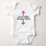 Feed This Change That Funny Baby Creeper at Zazzle