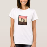 Feedee Iron Fe Periodic Table Feedist T-shirt