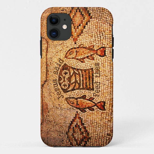 Feeding the Multitude with 5 Loaves and 2 Fishes Case-Mate iPhone Case (Back)