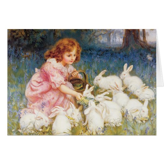 Feeding the Rabbits Cards (Front Horizontal)