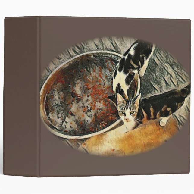 Feeding Time! 3 Ring Binder (Front/Spine)