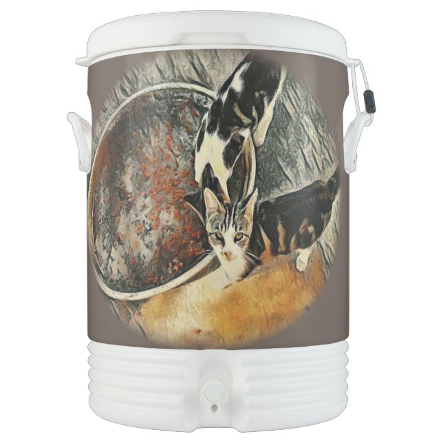 Feeding Time! Beverage Cooler (Front)