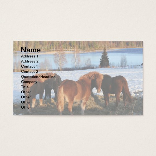 Feeding Time Business Card