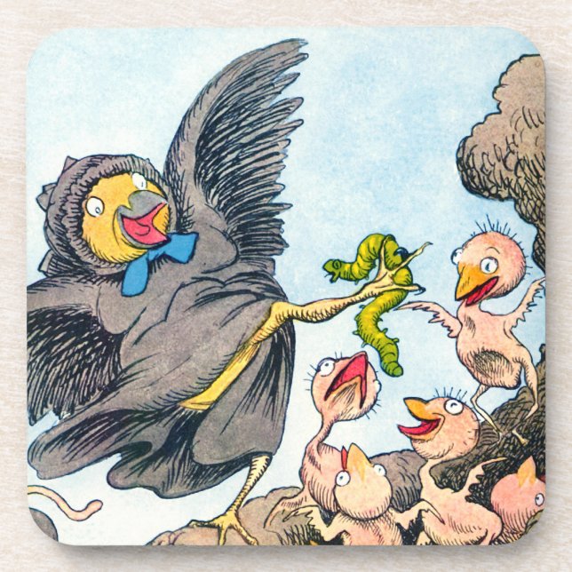 Feeding Time Drink Coaster (Front)