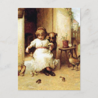 “Feeding Time” Postcard