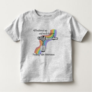 Feeding tube Awareness Rainbow Toddler T-shirt