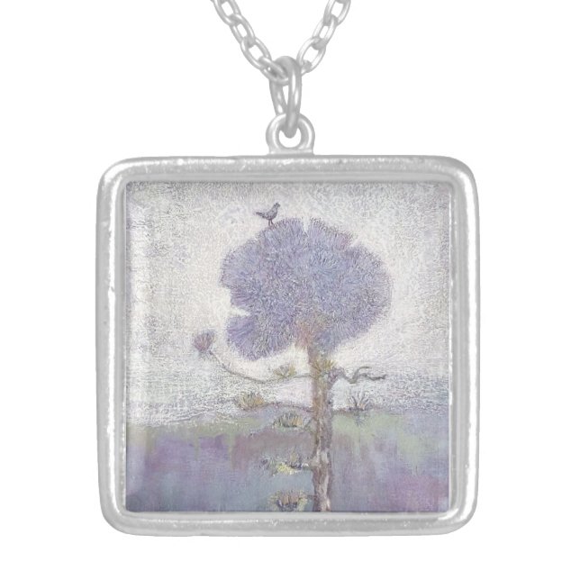 FEEDUSart: necklace, jewelry, accessories Silver Plated Necklace (Front)