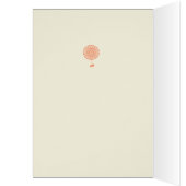 Feel Better Eye Surgery Cute Bird on Flower Cards (Inside (Left))