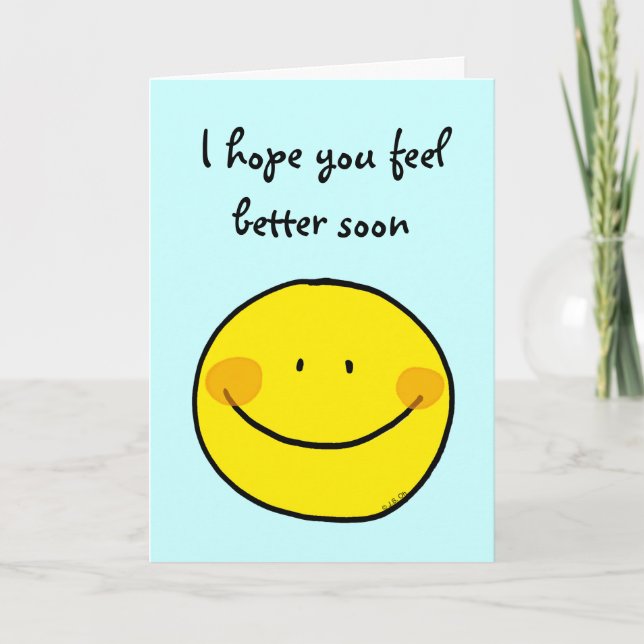 feel better soon card (Front)