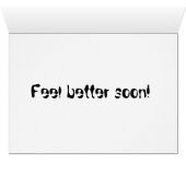 Feel Better Soon! Cards (Inside Horizontal (Bottom))