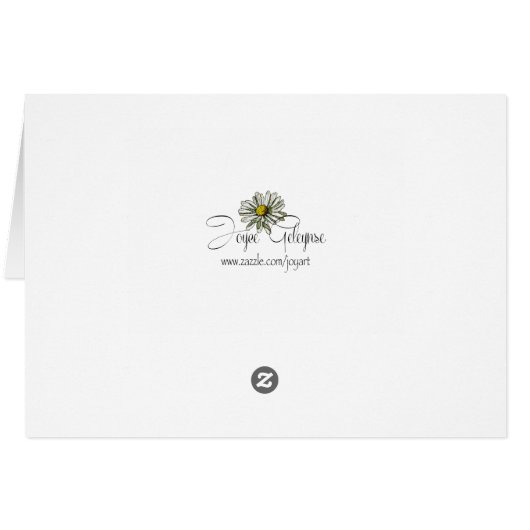 Feel Better Soon, Whimsical Art, Mouse, Poppies (Back Horizontal)