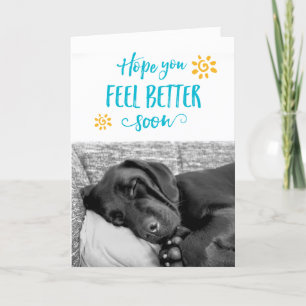 Feel Better Soon Wishing You Well Blue Get Well Card