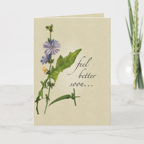 Feel Better Wildflowers Religious Tone Card