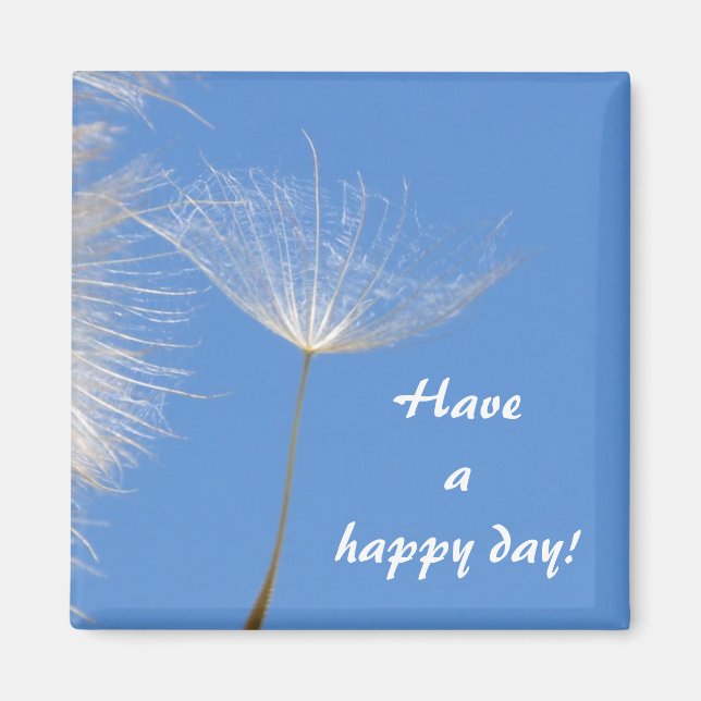 Feel free - Flying Dandelion seed Magnet (Front)