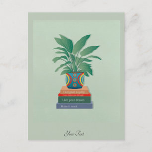 Feel Good Anyday Inspirational Word Art Postcard