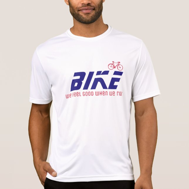 feel good when we ride / bike / biking stylish T-Shirt (Front)