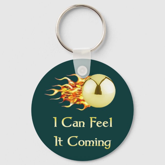 Feel It Coming Pinball Keychain (Front)