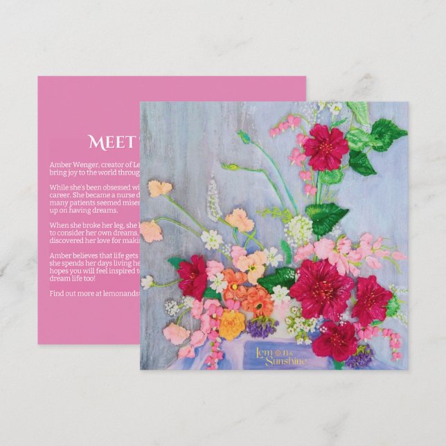 "Feel Kinda Free" Thank-you card (Front/Back)