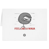 Feel Like A Ninja Cards (Back Horizontal)